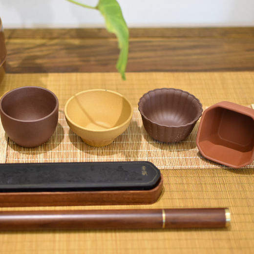 羽诗制造出品 一脉香承紫砂茶具香器套装宁波元素阳明文化文创礼盒 商品图1