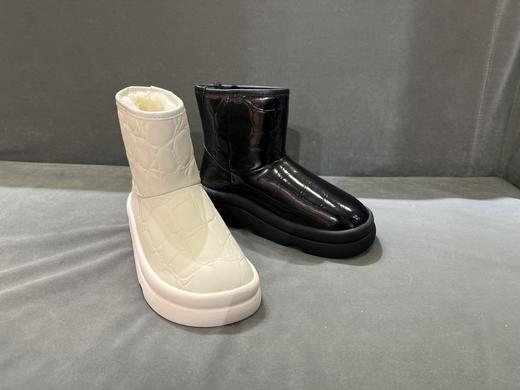 IUIU SECOND 2021冬季新款牛皮压纹加绒雪地靴 商品图1