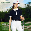 GAUBAU/戈宝红麻夏季新品高尔夫女装衣服短袖T恤休闲女士polo衫 商品缩略图1