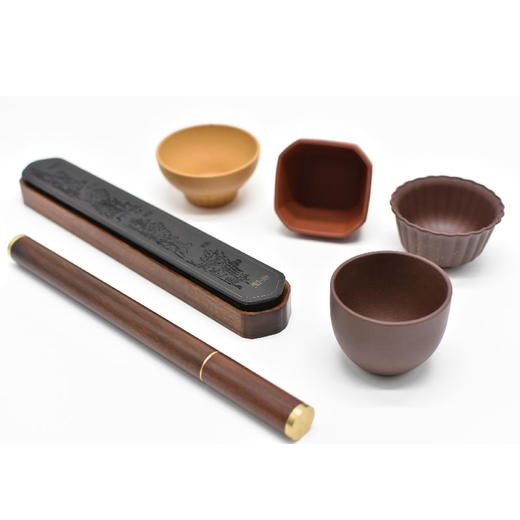 羽诗制造出品 一脉香承紫砂茶具香器套装宁波元素阳明文化文创礼盒 商品图2