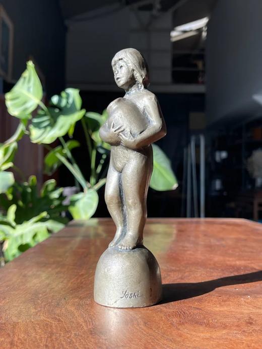 青铜少女艺术雕塑，顺丰包邮 商品图1