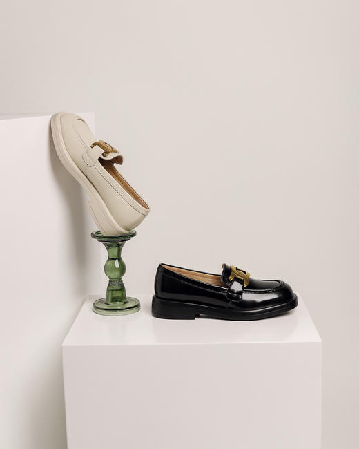 IUIUSECOND 2021年牛皮革通勤乐福鞋女 商品图7