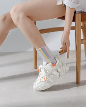 IUIUSECOND 春季厚底增高老爹鞋休闲鞋女