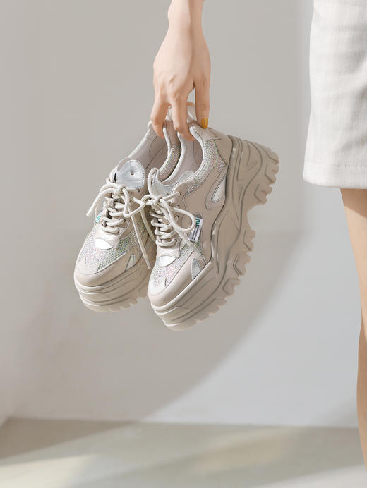 IUIUSECOND 春季新款老爹鞋运动休闲厚底女 商品图5