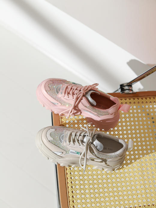 IUIUSECOND 春季新款老爹鞋运动休闲厚底女 商品图1