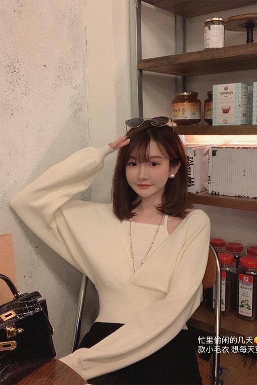 金蘑菇菇【自制小毛衣】毛衣届天花板～温柔风设计感甜美系毛衣 商品图5