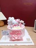 1027CAKE |Hello Kitty 小公主粉色系 翻糖蝴蝶结装饰 商品缩略图0