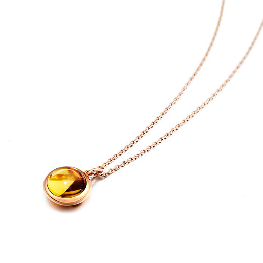 ROSEONLY 玫瑰珠宝-十二星座 项链-生辰石-18K玫瑰金 商品图5