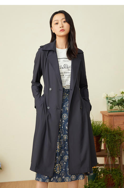 YINER音儿2022春季新款风衣8c32107080 商品图2