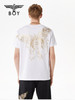 BOYLONDON短袖T恤男女同款22春夏新品烫金印花街头风上衣B221NO100101 商品缩略图1