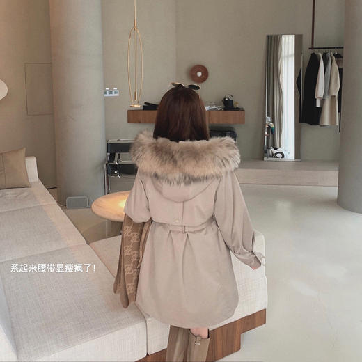 金蘑菇菇【牛乳派克】惊喜回馈价！超肥貉子毛+獭兔内胆派克服 商品图3