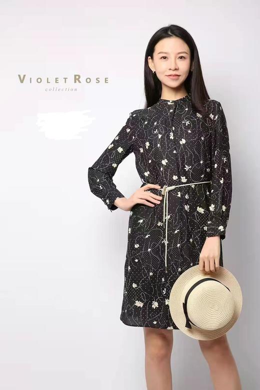 紫玫瑰连衣裙 商品图0