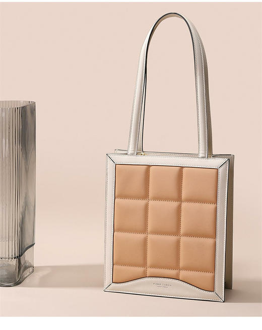 PIERRE CARDIN‘都市系列’手提单肩真皮托特包 商品图2