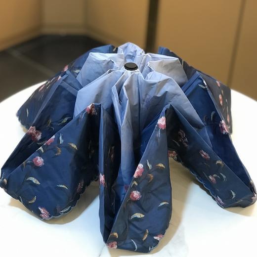 优品堂《华晨绣春》五折黑胶防紫外线手机伞 商品图2