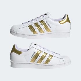 新款有折￥599！Adidas阿迪达斯 superstar百搭贝壳头金标小白鞋