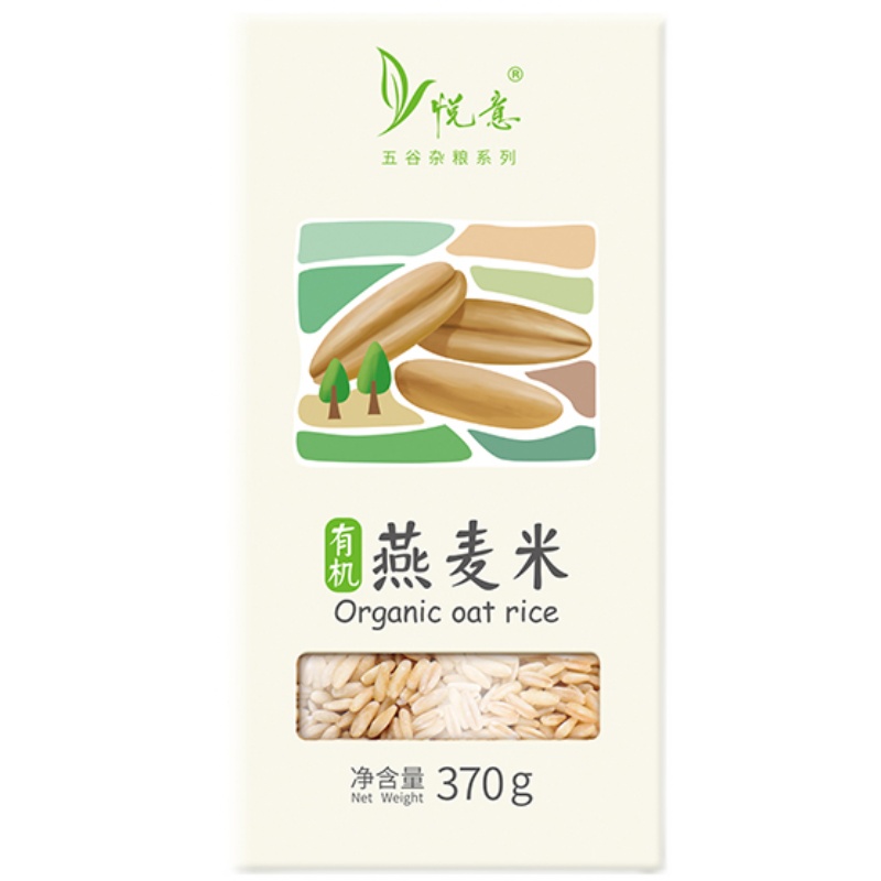 悦意有机燕麦米 370g