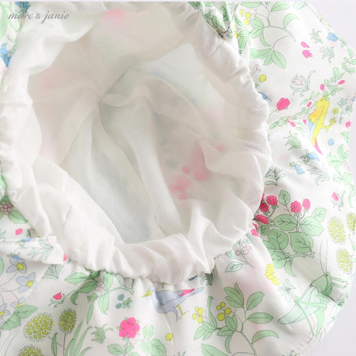 marcjanie马克珍妮夏装新款 女童纯棉遮阳帽 儿童帽子220662 商品图5