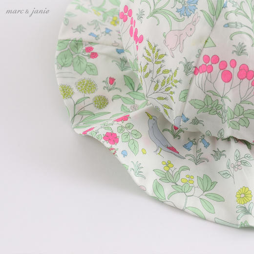 marcjanie马克珍妮夏装新款 女童纯棉遮阳帽 儿童帽子220662 商品图3