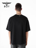 BOYLONDON短袖T恤情侣款22春夏新品潮酷烫钻LOGO印花上衣B221NO101902 商品缩略图1