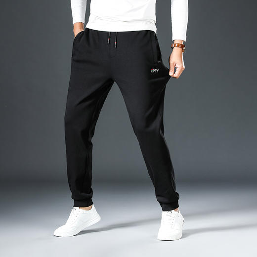 一口价【新款DZP】大依优型大码男装收口运动裤运动休闲长裤加肥加大弹力舒适 商品图1