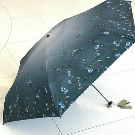 优品堂《华晨绣春》五折黑胶防紫外线手机伞 商品图11