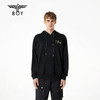 BOYLONDON连帽卫衣男女同款22春夏新品黑金潮酷廓形套头衫B221NO401802 商品缩略图0
