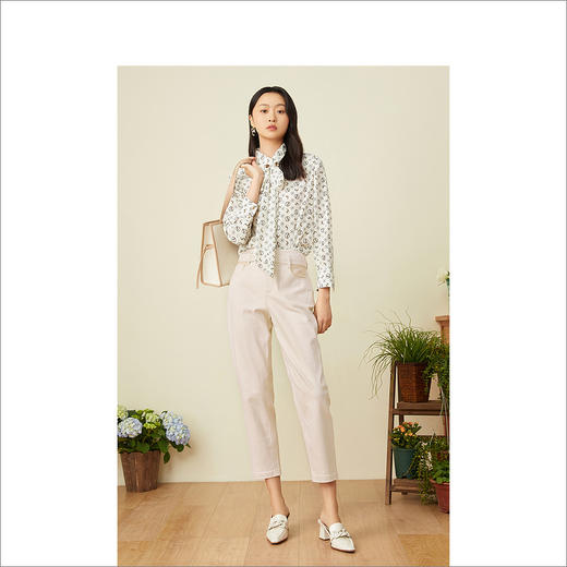 YINER音儿2022春季新款修身直筒九分牛仔裤8c32120220 商品图2