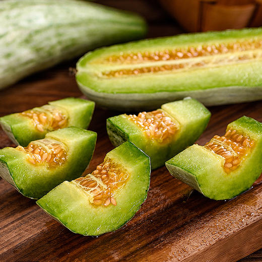 「头茬甜瓜」山东羊角蜜甜瓜 净重3-4.5斤普箱装 个大饱满 甜蜜多汁 清脆可口 现摘现发 新鲜水果 商品图11