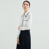 EITIE爱特爱春季新款时尚百搭显瘦撞色上衣气质通勤衬衫A2209907 商品缩略图2