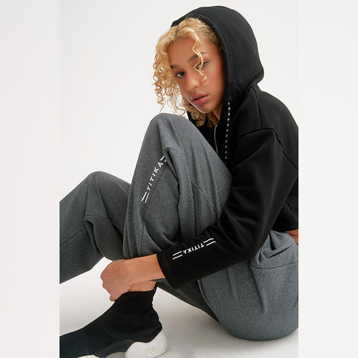 TITIKAACTIVE运动健身夹克外套休闲开衫连帽短款上衣女1OT50942 商品图1