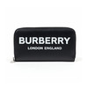 【二】BURBERRY 巴宝莉 男士字母徽标印花皮革拉链钱包票夹 黑色 8009211 A1189 商品缩略图0
