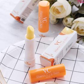 【一般贸易】泰国MAGELIYA VC润唇膏保湿滋润防干裂学生口红打底