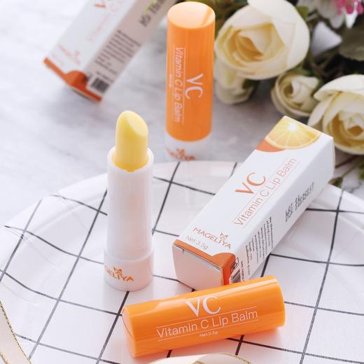【一般贸易】泰国MAGELIYA VC润唇膏保湿滋润防干裂学生口红打底 商品图0