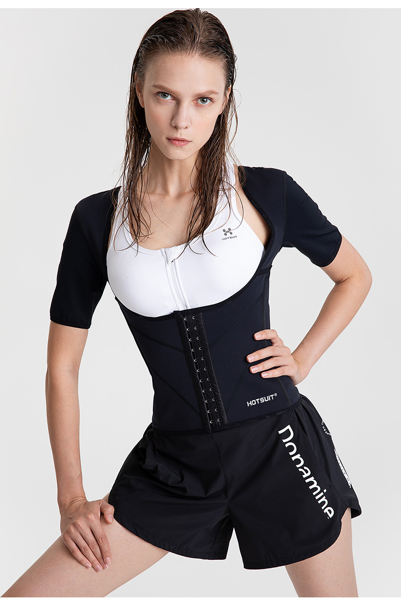 hotsuit后秀女子暴汗束腰腰封短袖