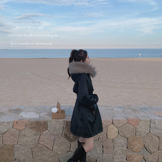 金蘑菇菇【牛乳派克】惊喜回馈价！超肥貉子毛+獭兔内胆派克服 商品图4