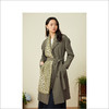 YINER音儿022春季新款军绿系带高腰显瘦气质中长款风衣8c32107050 商品缩略图1