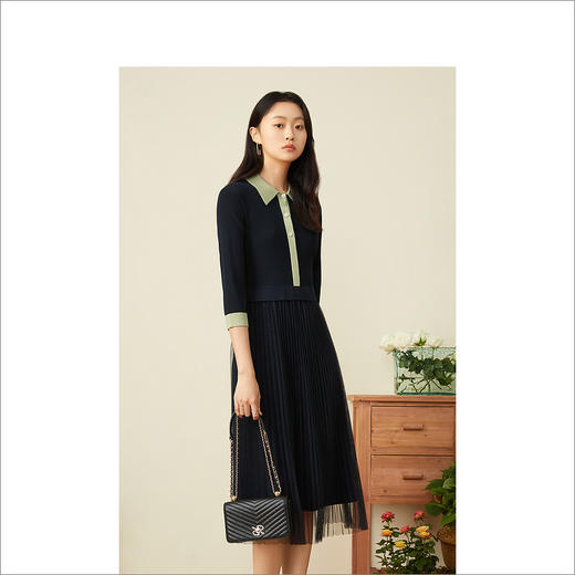 YINER音儿针织连衣裙8c32106960 商品图1