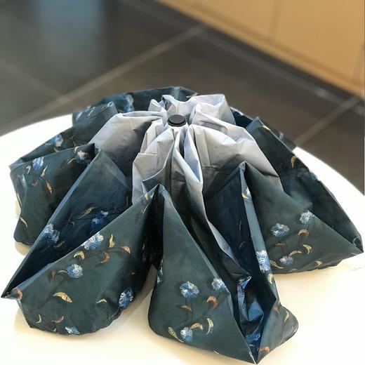 优品堂《华晨绣春》五折黑胶防紫外线手机伞 商品图12