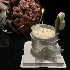 邂逅郁金香 · 奶油蛋糕