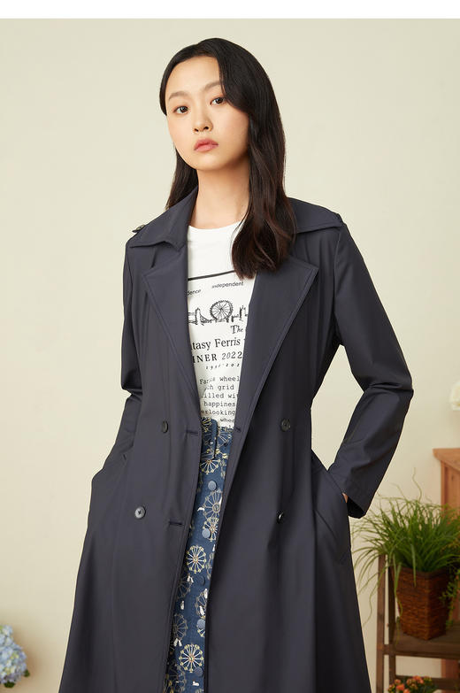 YINER音儿2022春季新款风衣8c32107080 商品图1