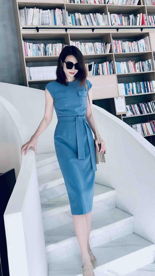 颈袖添香-连衣裙 “书卷气”高知优雅 文艺 J9283682 商品图0