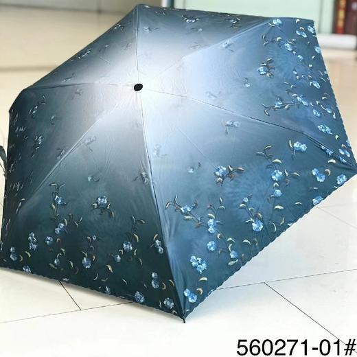 优品堂《华晨绣春》五折黑胶防紫外线手机伞 商品图10