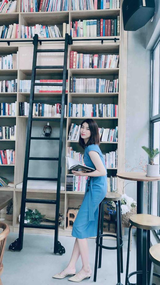 颈袖添香-连衣裙 “书卷气”高知优雅 文艺 J9283682 商品图9