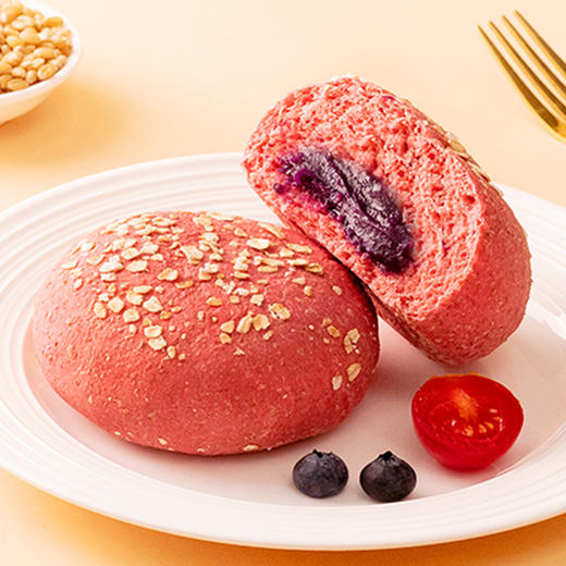 全麦红丝绒紫薯欧包6个装【健康面包系列】保质期30天【兑换券有效期15天，到期可退！】 商品图0