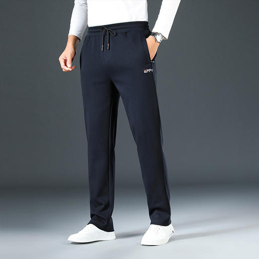 一口价【新款DZP】大依优型大码男装直筒运动裤运动休闲长裤加肥加大弹力舒适 商品图3