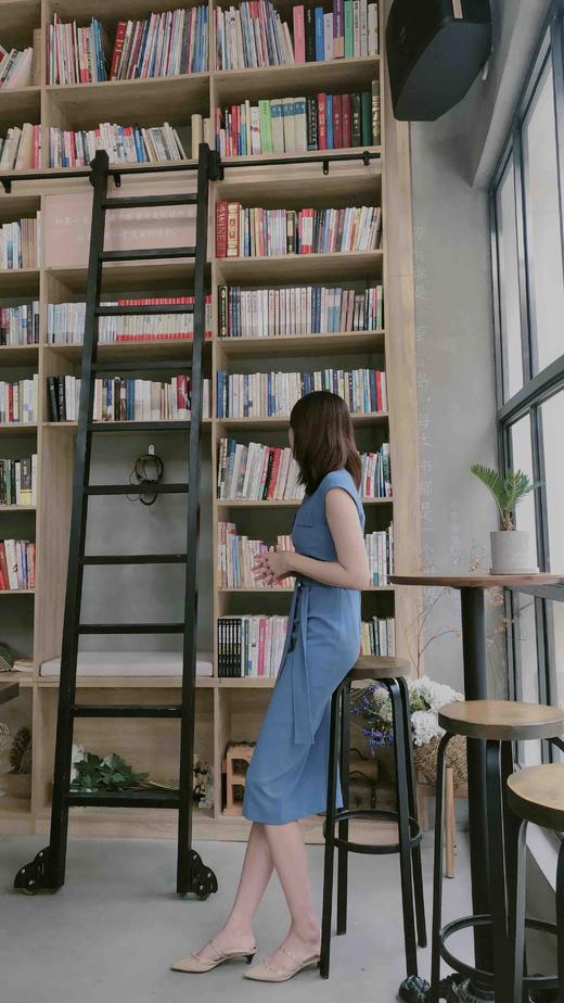 颈袖添香-连衣裙 “书卷气”高知优雅 文艺 J9283682 商品图11