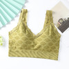 上海旗袍厂GY-6610#新款无缝无钢圈美背裹胸文胸内衣女高弹蚕丝蛋白女士蕾丝抹胸 商品缩略图6