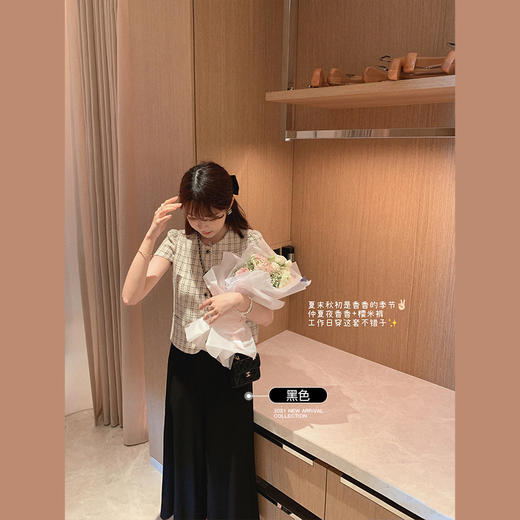 【金蘑菇菇 9分糯米裤】小个子阔腿垂感针织九分休闲裤 商品图3