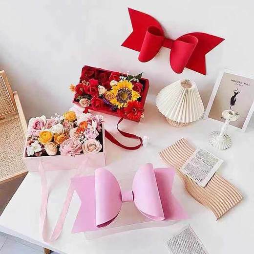 中秋手提盒-网红蝴蝶结手提礼盒（折叠款2个装） 商品图9