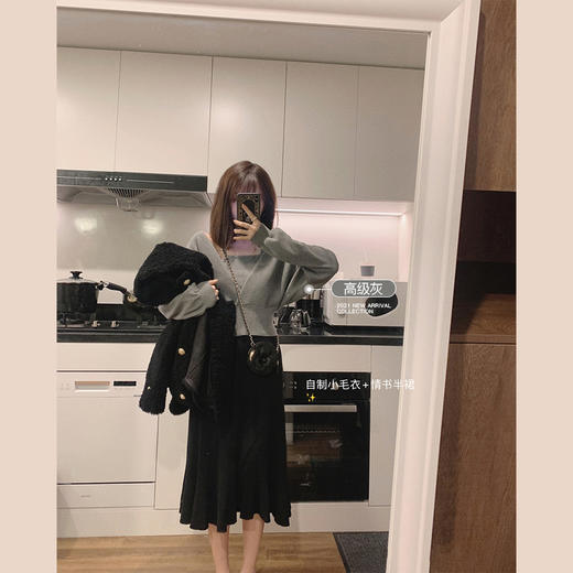 金蘑菇菇【自制小毛衣】毛衣届天花板～温柔风设计感甜美系毛衣 商品图4